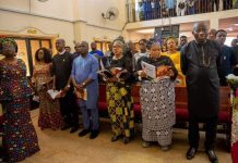 Sympathizers Throng Otuoke As Former President Jonathan Buries Sister, Calls for Prayers