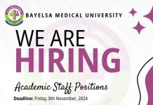 Job Openings: Bayelsa Medical University Advertises For Academic Staff Positions