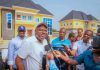 Gov. Diri inspects ongoing housing projects for Commissioners, Legislators, Civil servants